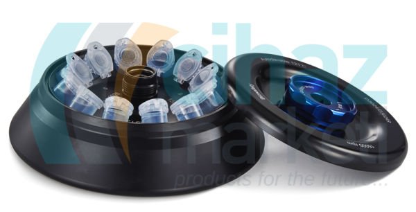 DLAB AS12-5V Alüminyum Alaşımlı Rotor Kiti Kapaklı, Sabitleme Klipsli ve O'ringli, D3024 ve D1524R ile Kullanılır 15000rpm, 5ml*12