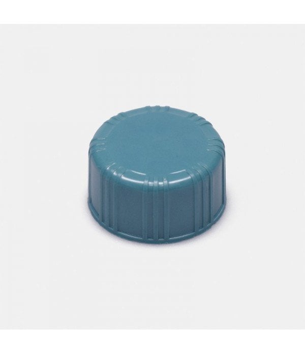 ISOLAB 095.06.003 kapak + septa - beyaz septa / bej PTFE - deliksiz - N15 vidalı vial için