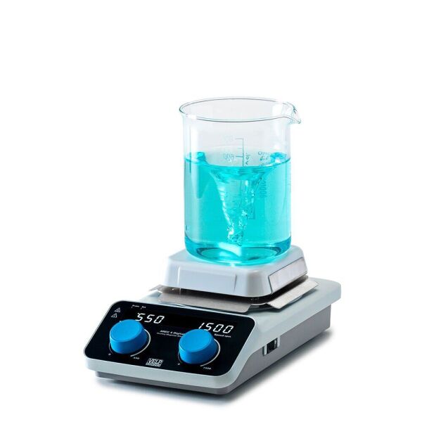 VELP AREC 4 Digital Seramik Isıtıcılı Manyetik Karıştırıcı 5 L, 1500 rpm. VTF Dijital Termoregülatör ile