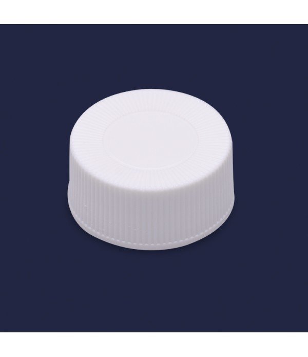 ISOLAB 096.05.012 kapak + septa - silikon / PTFE - delikli - N24 vial için