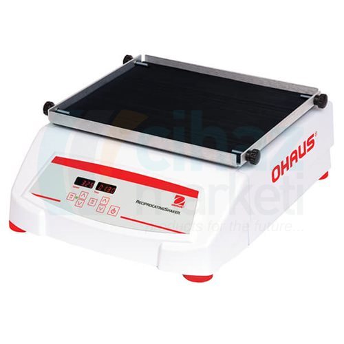 OHAUS SHRC0719DG Pistonlu Çalkalayıcı 19 mm, 6.8 kg Kapasite, 20-300 rpm, 28x33 Cm Tabla, Dijital, Alarmlı