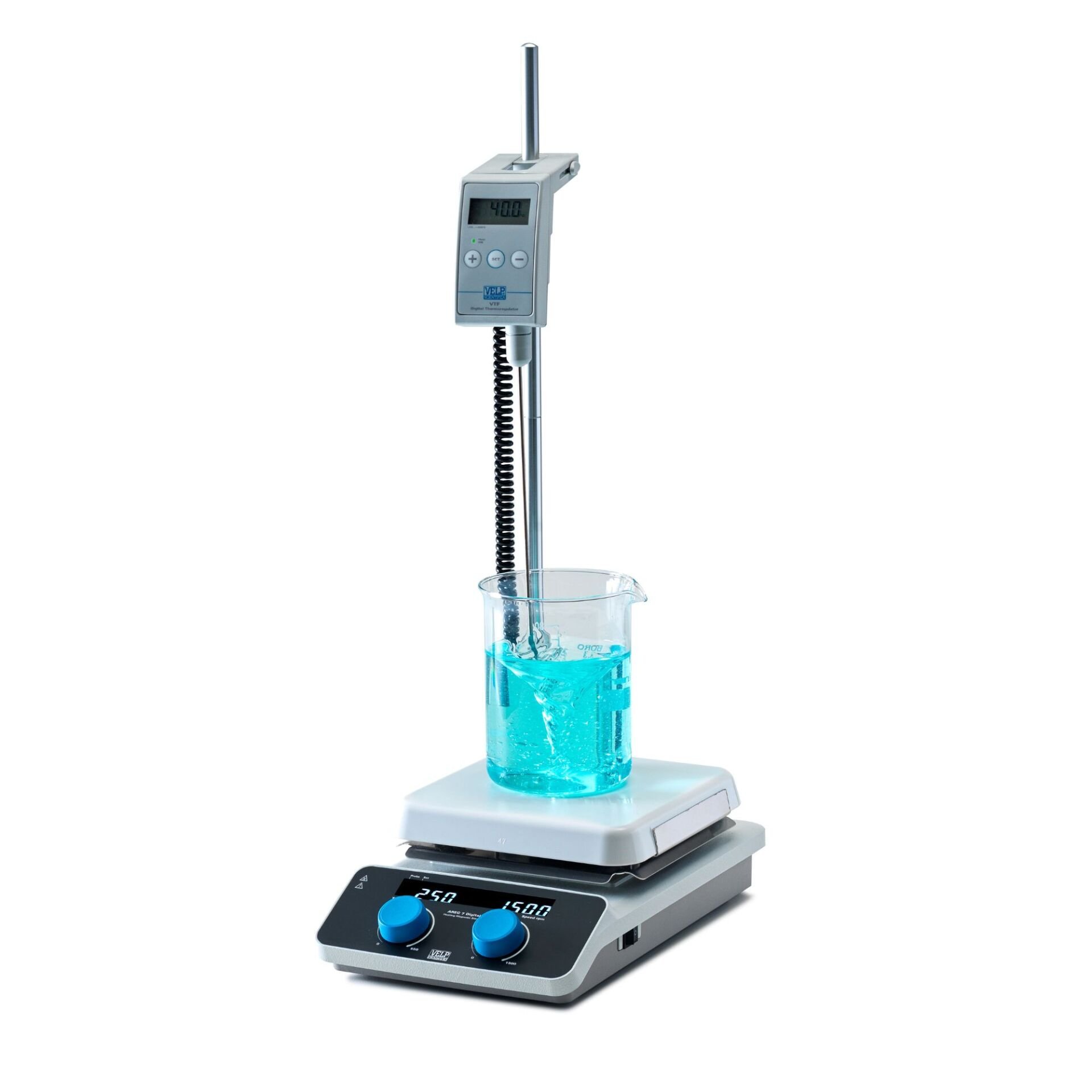 VELP AREC 7 Digital Seramik Isıtıcılı Manyetik Karıştırıcı 15 L, 1500rpm, VTF Dijital Termoregülatör ile