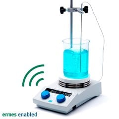 VELP AREX-6 Connect PRO System Isıtıcılı Manyetik Karıştırıcı + Prob, Destek Çubuğu ve Kelepçe