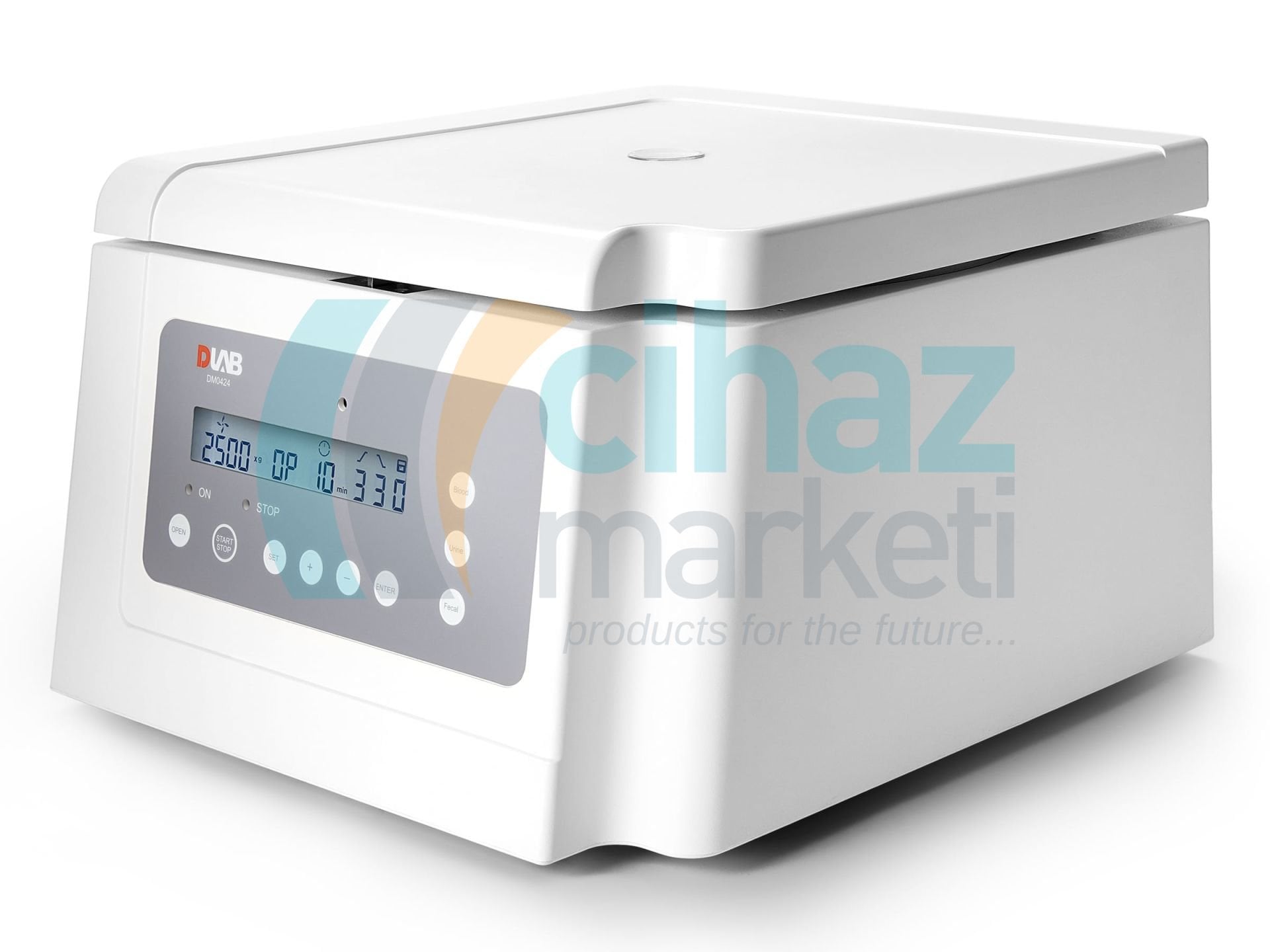 DLAB DM0424 Klinik Santrifüj 6 x 15 mL / 4 x 50 mL / 24 x 15 mL / 12 x 10 mL / 8 x 15 mL | 500~4.000 rpm