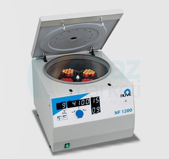 NÜVE NF 1200 Çok Amaçlı Masaüstü Santrifüj (48x15 ml açılır rotor ile)