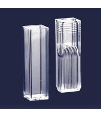 ISOLAB 098.02.001 spektrofotometre küveti - P.S - yarı mikro - 12,5x12,5x45 mm