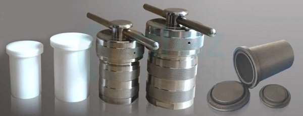 TOPTION TOPT-HT100 Hidrotermal Sentez Reaktörü, Paslanmaz Çelik , 100 ML PTFE insert , 220 C , Max 30 Bar
