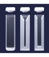 ISOLAB 098.01.003 spektrofotometre küveti - ES kuvars - mikro - 12,5x12,5x45 mm - 0,70 ml