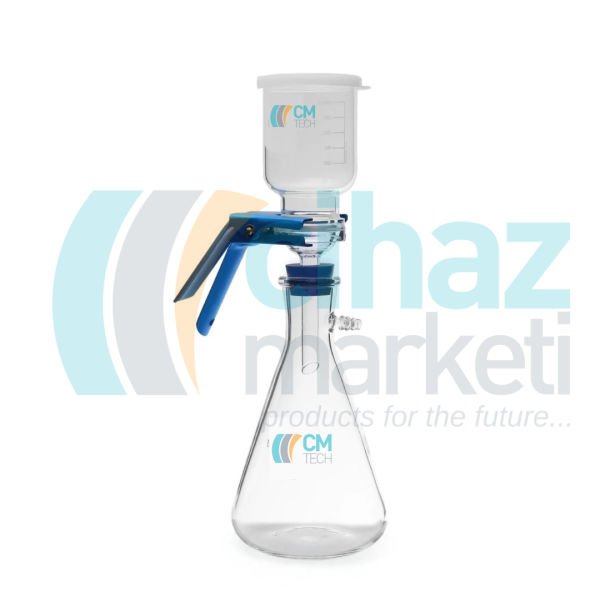 CMTECH Cam AKM Vakum Filtrasyon Süzme Seti 1000 ml