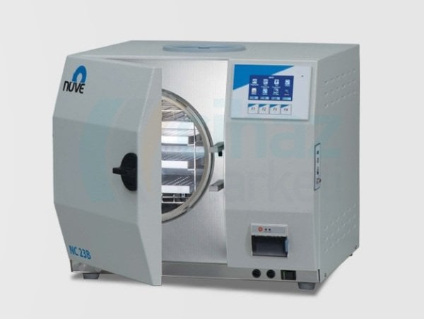 NÜVE NC 32S Masa Üstü Buharlı Sterilizatör 32 Lt, Tam Otomatik 121°C / 134°C
