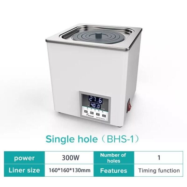 JOANLAB WB100-1F Dijital Su Banyosu RT ~ 99,9 °C, Kuru Çalışma Önleyici Modlu