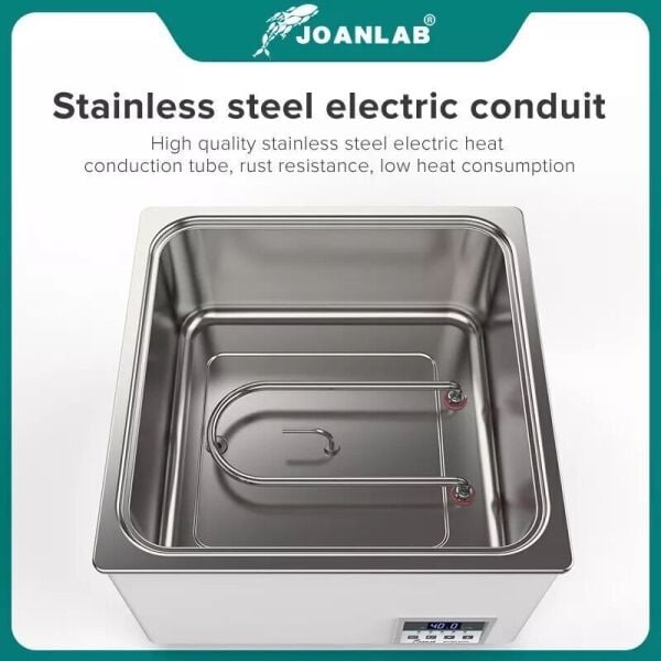 JOANLAB WB100-4F Dijital Su Banyosu RT ~ 99,9 °C, Kuru Çalışma Önleyici Modlu