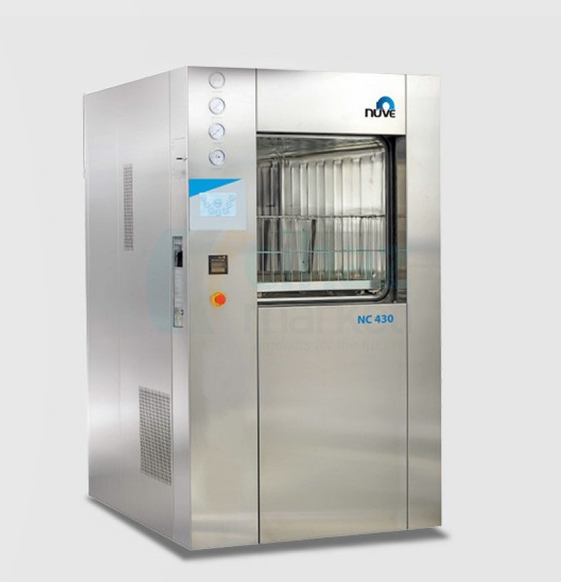 NÜVE NC 570D Çift Kapılı Buharlı Sterilizatör 570 Lt.