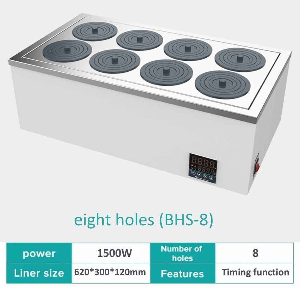 JOANLAB WB100-8F Dijital Su Banyosu RT ~ 99,9 °C, Kuru Çalışma Önleyici Modlu