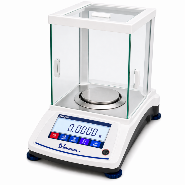 Dikomsan EHİ-220 Analitik Terazi 220 g / 0,0001 g (Otomatik Kalibrasyon)
