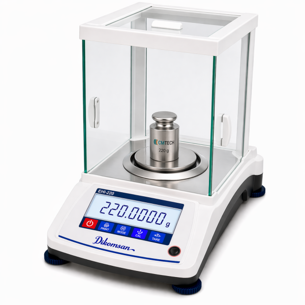 Dikomsan EHİ-220 Analitik Terazi 220 g / 0,0001 g (Otomatik Kalibrasyon)