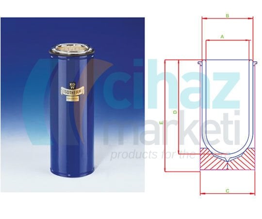 İsotherm 10 C Dewar Kabı