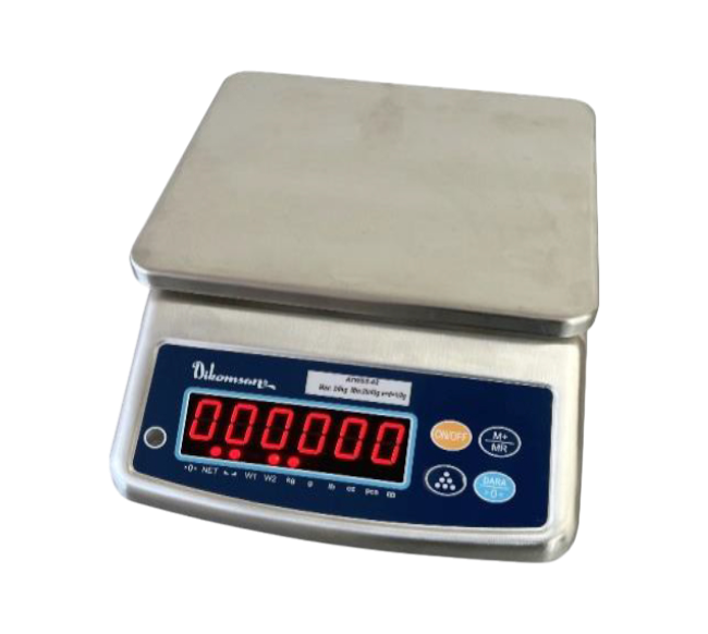 Dikomsan ATW-SS-6 Paslanmaz Tartım Terazisi 6 kg - 1g / 2g