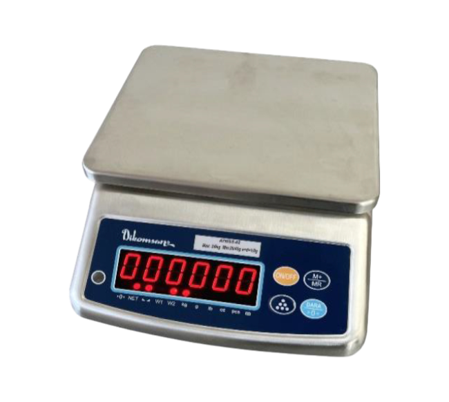 Dikomsan ATW-SS-30 Paslanmaz Tartım Terazisi 30 kg - 5g / 10g