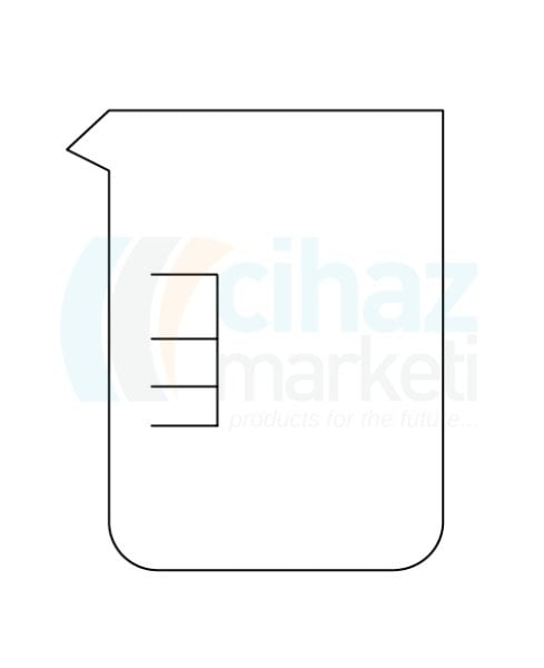 Çalışkan Cam Teknik LG009.01.0025 Beher, Kısa form 25 ml Hacim