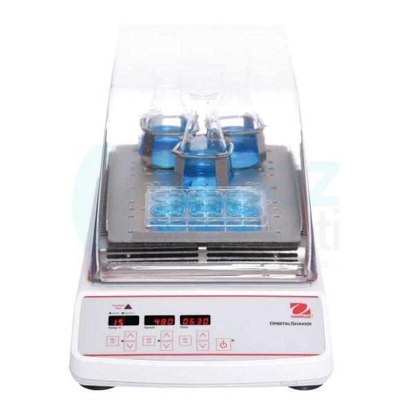 OHAUS ISLD04HDG İnkübatörlü Orbital Çalkalayıcı, +5…65°C, Orbital 3 mm, 3.6 kg, 100 - 1200 rpm, 28x20 cm Tabla, Dijital