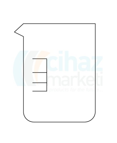 Çalışkan Cam Teknik LG009.01.0250 Beher, Kısa form 250 ml Hacim