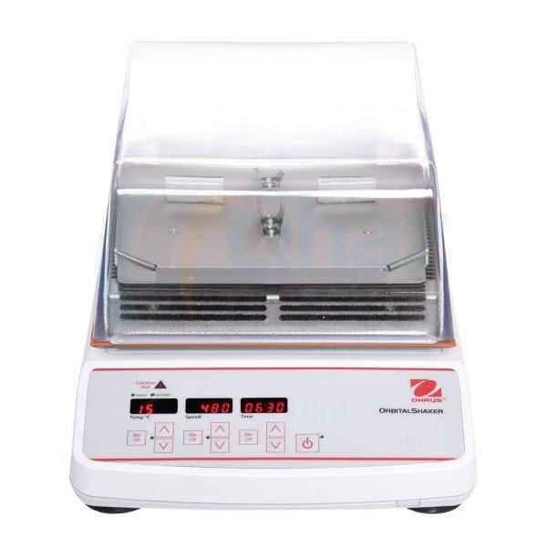 OHAUS ISLDMPHDG İnkübatörlü Orbital Çalkalayıcı, Şeffaf Kapaklı +5…65°C, Orbital 3 mm, 3.6 kg, 100 - 1200 rpm, 28x20 cm Tabla, Dijital