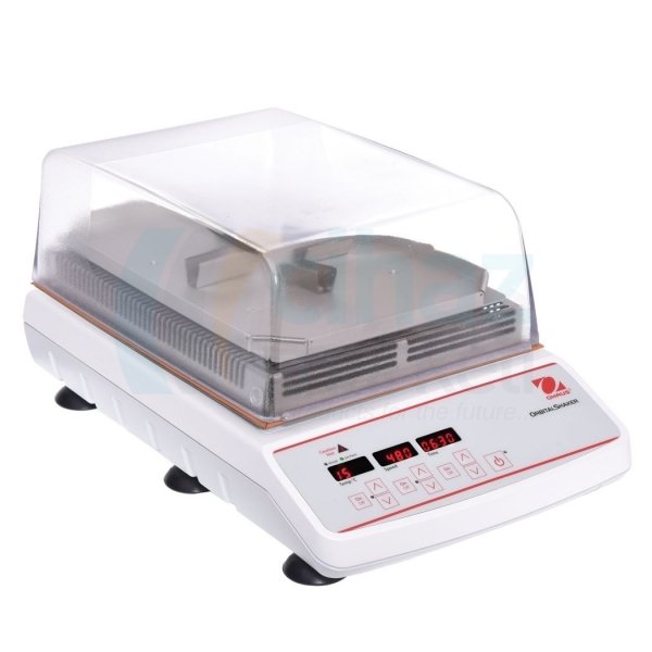 OHAUS ISLDMPHDG İnkübatörlü Orbital Çalkalayıcı, Şeffaf Kapaklı +5…65°C, Orbital 3 mm, 3.6 kg, 100 - 1200 rpm, 28x20 cm Tabla, Dijital