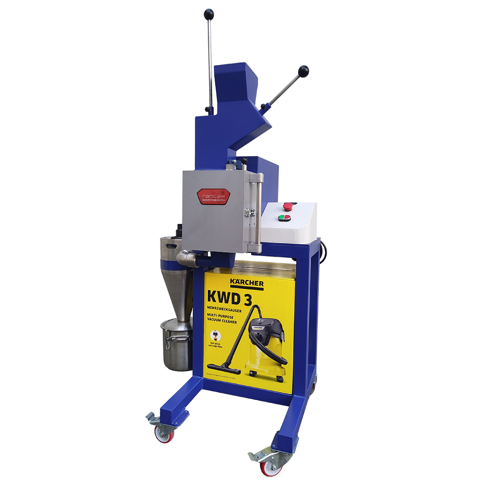 RAM210 Bıçaklı Öğütücü + Siklon Ünitesi | Çok Yönlü Kesme & Öğütme Çözümü