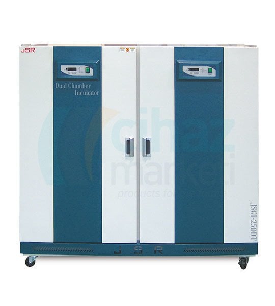 JSR JSGI 100 İnkübatör 96 Litre Hacim, +5 ~ 70C°, 2 Raf Dahil