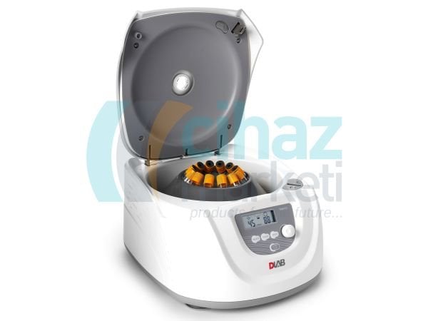 DLAB DM0412 Santrifüj SET1 8 x 15 ml ve 12 x 10 m A12-10P Rotor ve A10P15&A10P15 adaptör ile / 300~4500 rpm