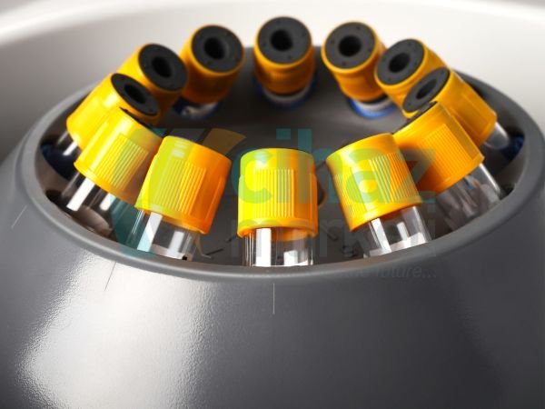 DLAB DM0412 Santrifüj SET1 8 x 15 ml ve 12 x 10 m A12-10P Rotor ve A10P15&A10P15 adaptör ile / 300~4500 rpm