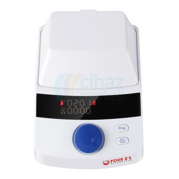 FOUR E’s TC0401006 Dijital Blok Isıtıcı (Kapaktan Isıtmalı) Oda Sıcaklığı +5 - 100°C 99saat 59dk Zaman Ayarlı