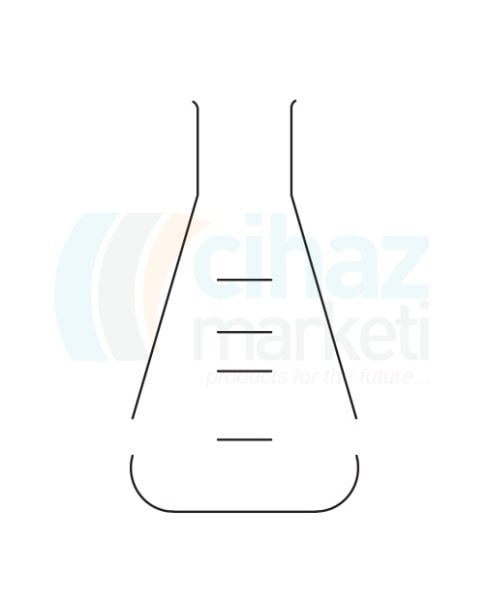 Çalışkan Cam Teknik LG009.02.0100 Erlen, Dar boyunlu 100 ml Hacim