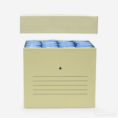 ISOLAB 078.20.050W tüp kutusu - karton - 50 ml tüpler için - geçme kapaklı - beyaz