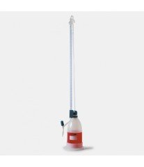 ISOLAB 020.05.025 büret - otomatik - şilling - amber - AS kalite - grup sertifikalı - beyaz skala - 25 ml