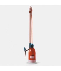 ISOLAB 020.05.050 büret - otomatik - şilling - amber - AS kalite - grup sertifikalı - beyaz skala - 50 ml
