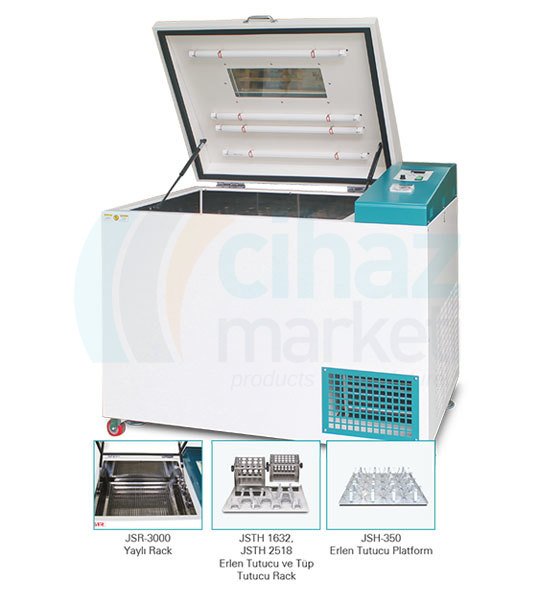JSR JSSI-300C Yer Tipi Çalkalamalı İnkübatör 204 Litre Hacim, 10 ~ 70℃, 20~350 RPM