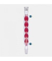 ISOLAB 033.14.252 soğutucu - bullu - 250 mm - dişi şilif : NS 24/29 - erkek şilif : NS 24/29 - P.P yan kol