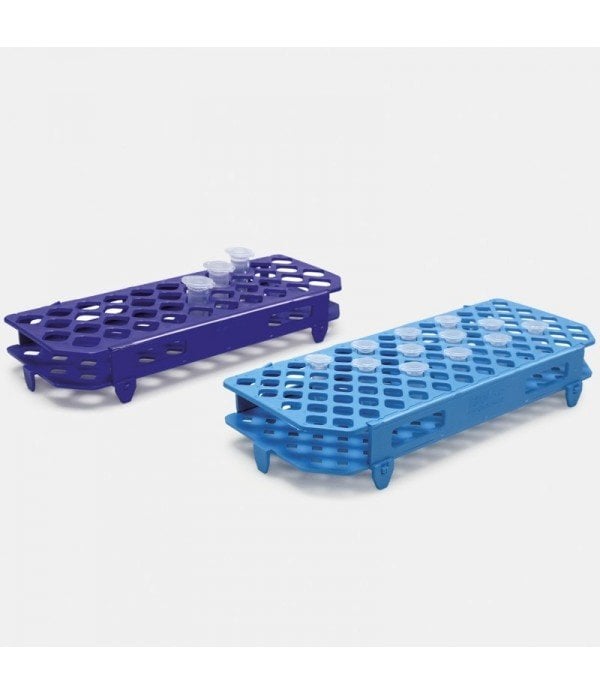 ISOLAB 080.01.005R mikrotüp standı - katlanabilir - 1,5/2,0 ml tüpler için - rubi