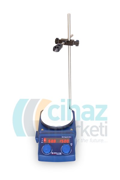 Elektro-mag M 221 Manyetik Karıştırıcı 280 °C 5 Litre, Stant ve Sıcaklık Probu ile