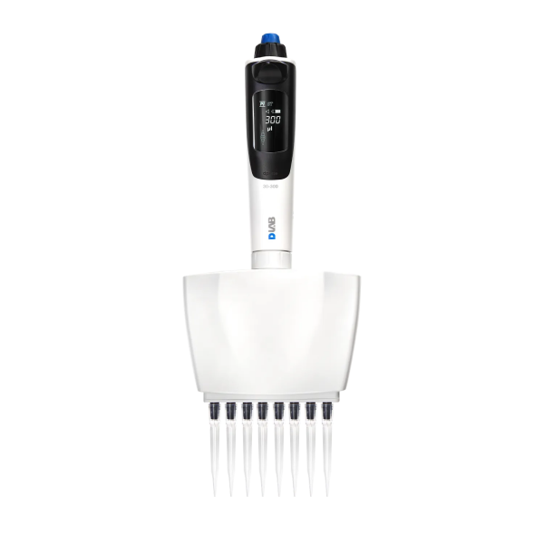 DLAB dPette+ 15-300 µL Çok Fonksiyonlu 8 Kanallı Elektronik Pipet