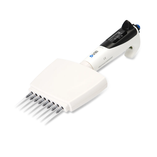 DLAB dPette+ 30-300 µL Çok Fonksiyonlu 8 Kanallı Elektronik Pipet
