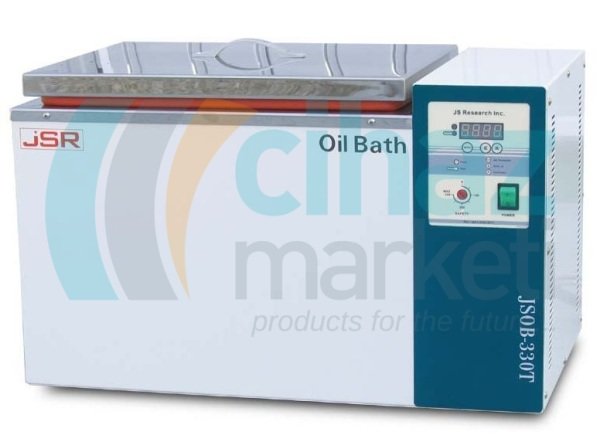 JSR JSOB-200T Yağ Banyosu 20 Litre Hacim, +10 ~ 250C°, Paslanmaz Çelik Kapak Dahil