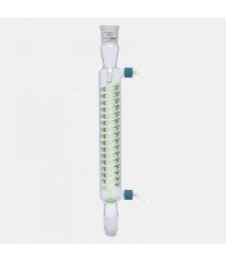 ISOLAB 033.16.253 soğutucu - spiralli - 250 mm - dişi şilif : NS 29/32 - erkek şilif : NS 29/32 - P.P yan kol