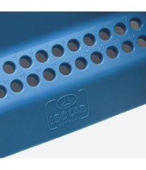 ISOLAB 080.01.003B mikrotüp standı - 3 sıralı - mavi