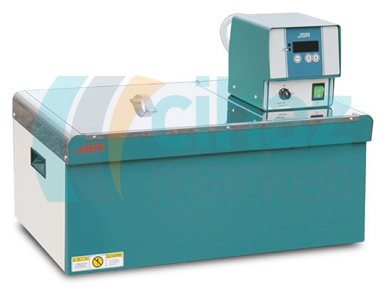 JSR JSIB-11T Sirkülasyonlu Su Banyosu 11 Litre Hacim, +5 ~ 99C°, 12LT/Dk Sirk, Paslanmaz Çelik Kapak Dahil