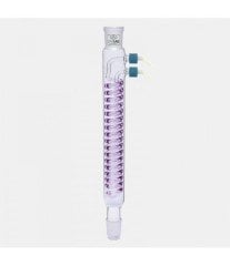 ISOLAB 033.18.253 soğutucu - dimroth - 250 mm - dişi şilif : NS 29/32 - erkek şilif : NS 29/32 - P.P yan kol