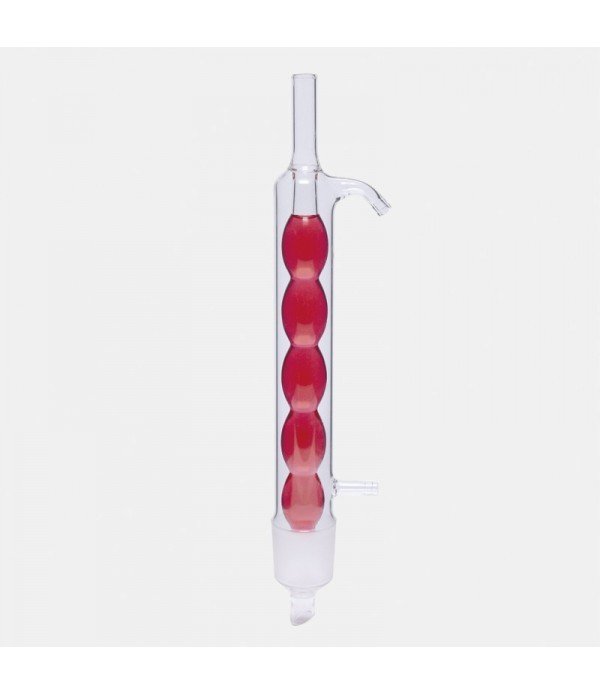 ISOLAB 035.11.030 soğutucu - Allihn - soxhlet için - 30 ml - erkek şilif : NS 29/32 - cam yan kol