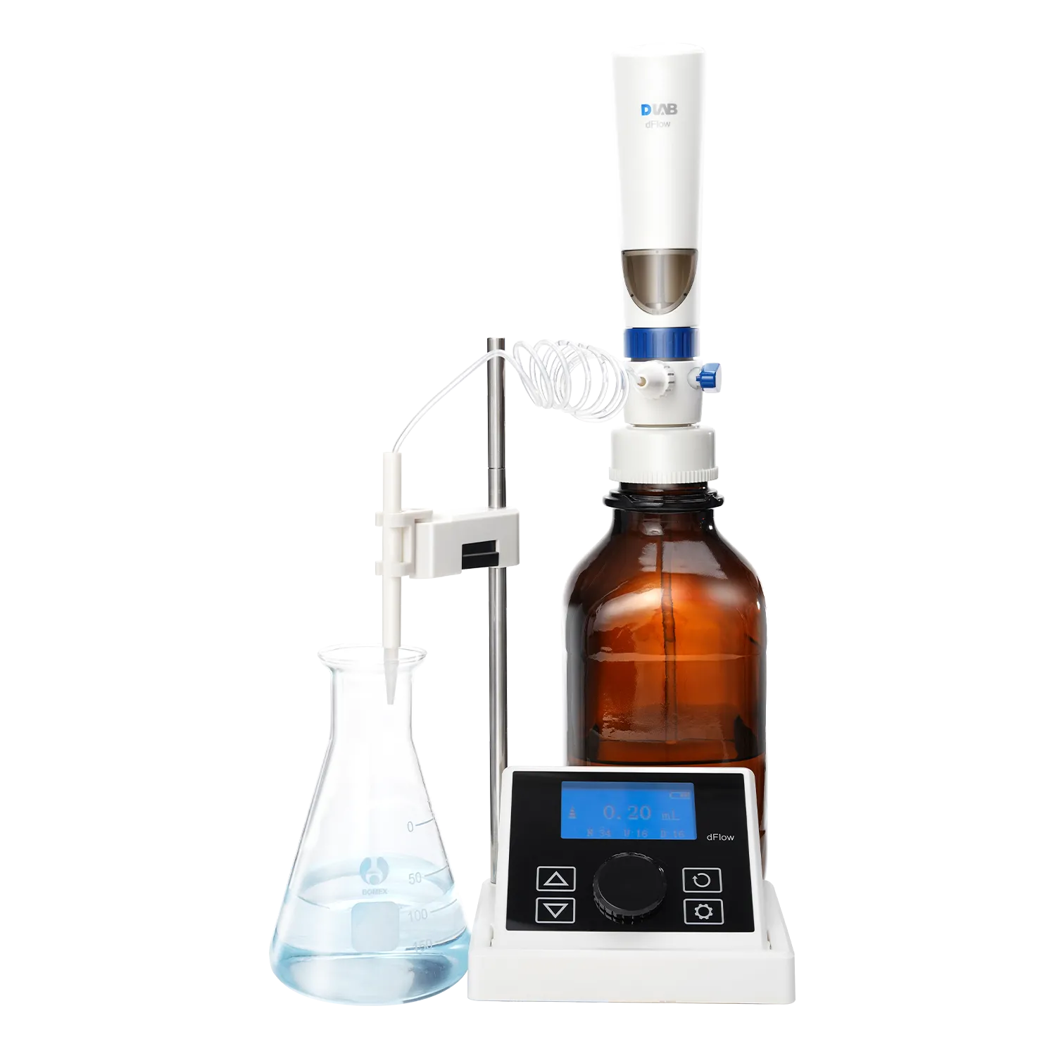 DLAB dFlow Electronic Bottle-Top Dispenser 0.1 – 99.9 mL